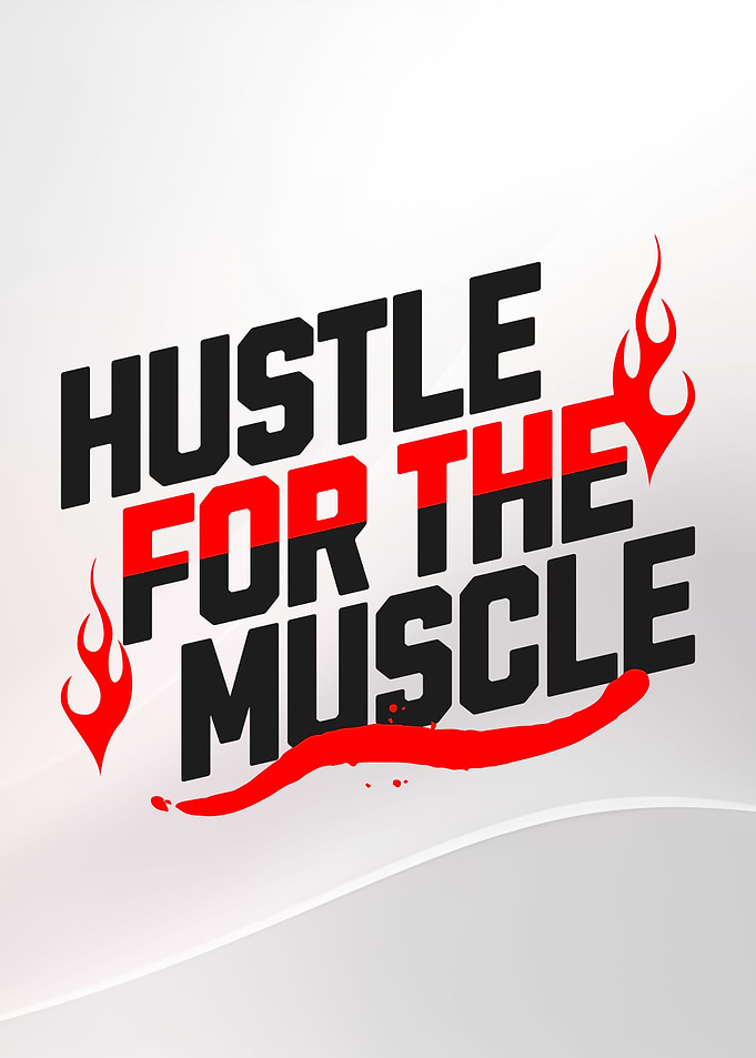 Hustle for the Muscle Fitness Gym Poster