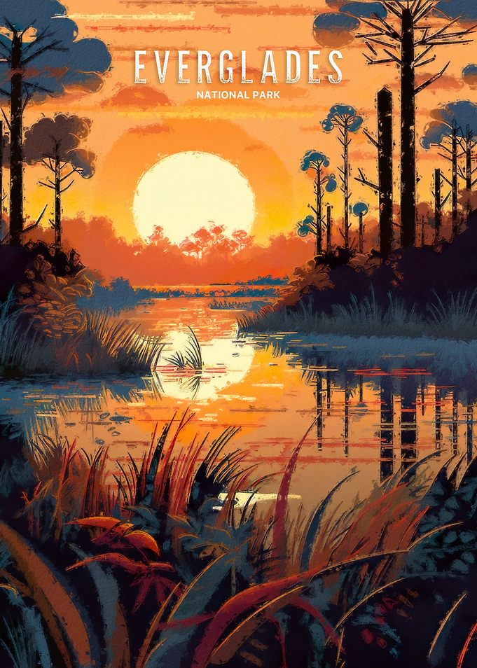 Everglades National Park Sunset