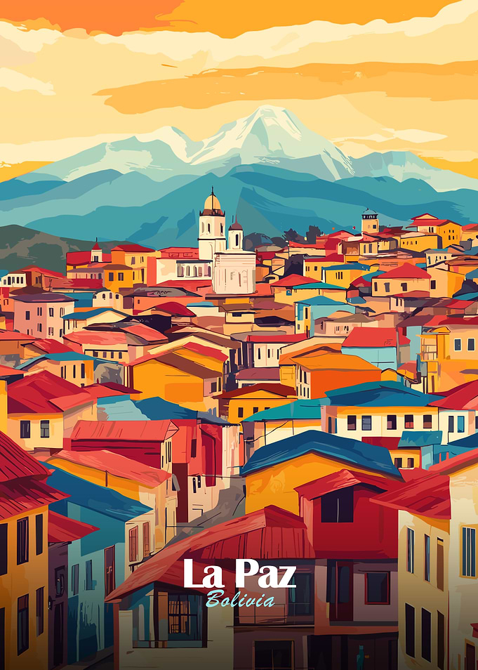 La Paz Bolivia Cityscape