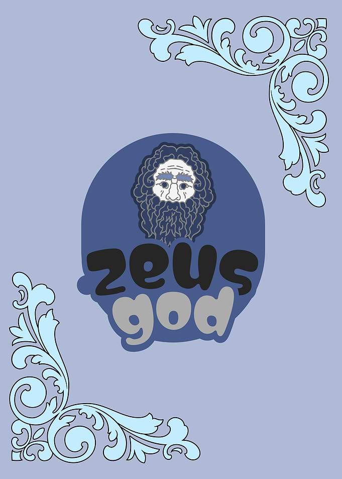 Zeus God Illustration
