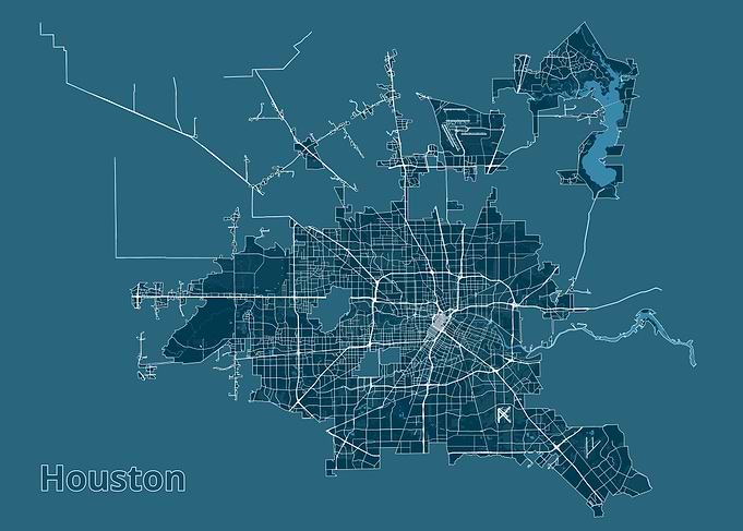 Houston City Map