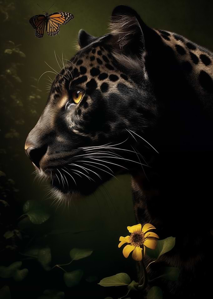 Black Panther Close-up