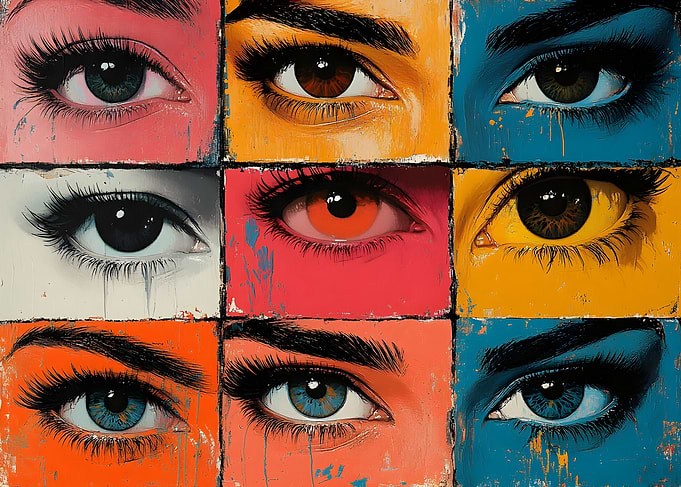 Colorful Eyes Artwork