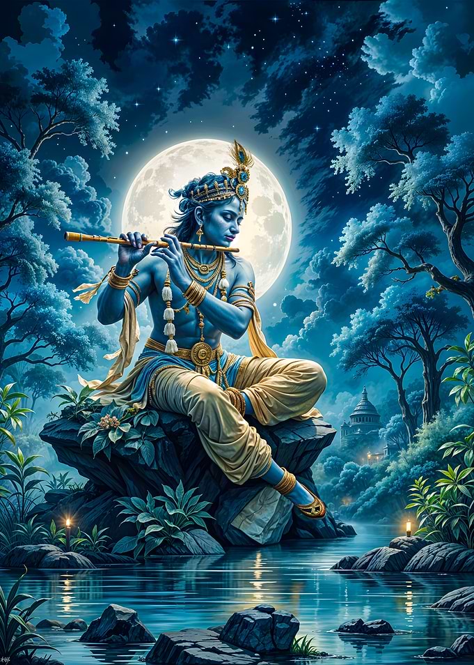 Krishna Playing Flute