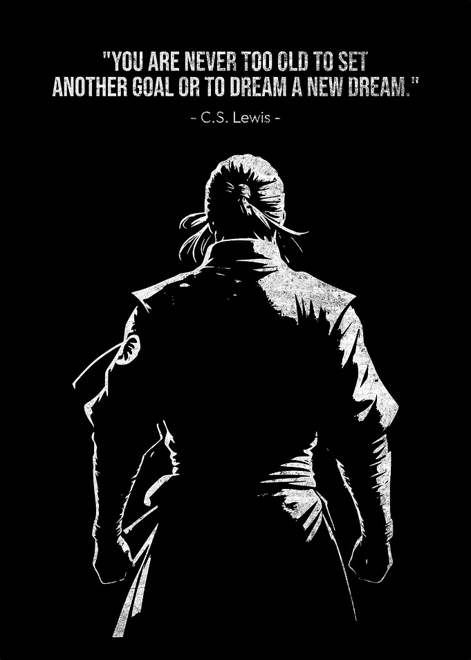 C.S. Lewis Quote with Silhouette