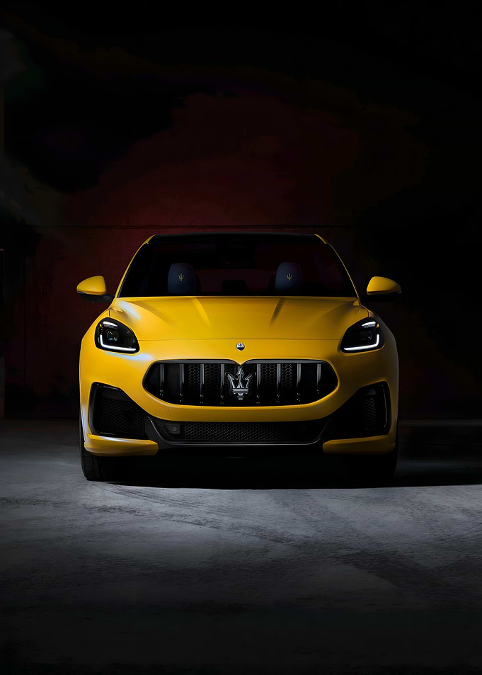 Yellow Maserati SUV