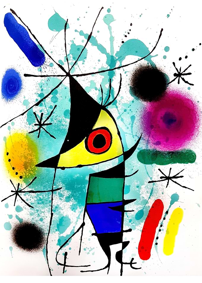 Abstract Art with Eye by Joan Miró