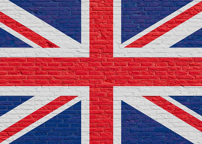 Union Jack Brick Wall Flag of the United Kingdom