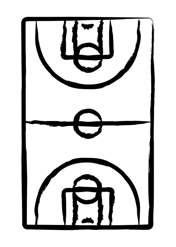 Basketball Court Outline