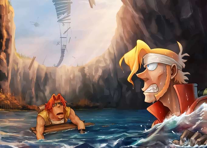 Marco and Tarma Metal Slug