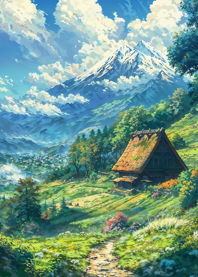 Mountain House Landscape