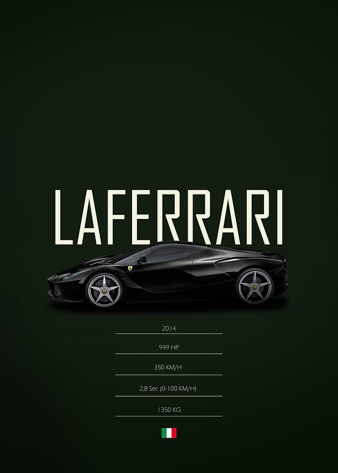 Black 2014 Ferrari LaFerrari