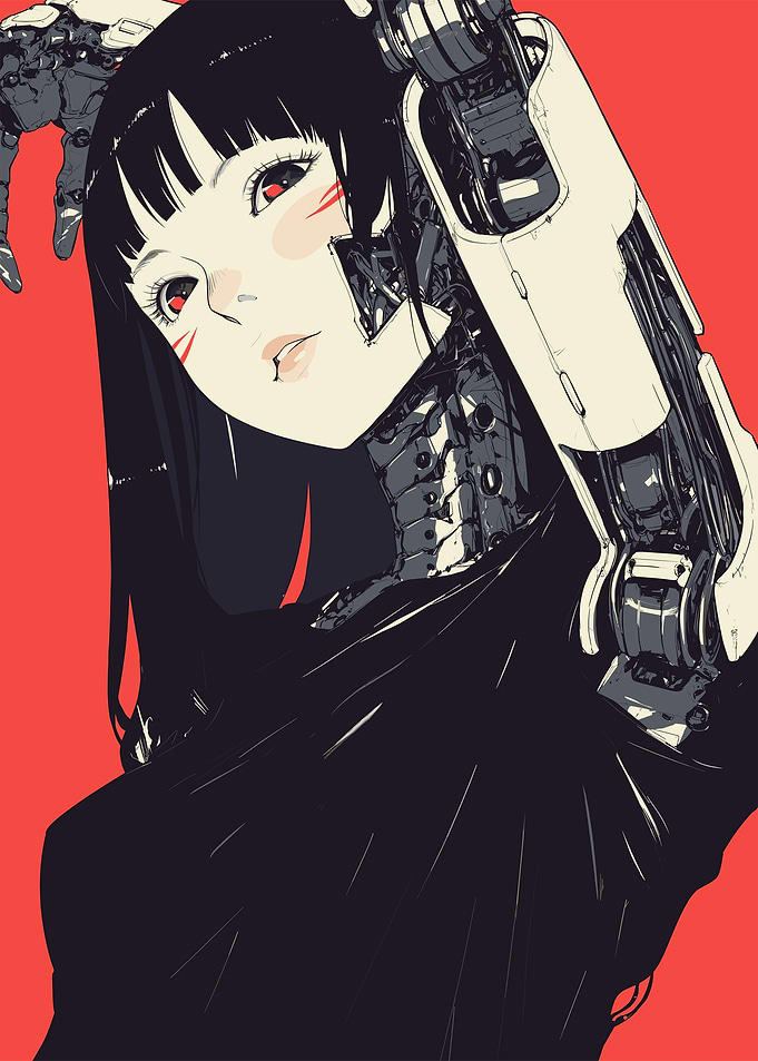 Cyberpunk Anime Girl