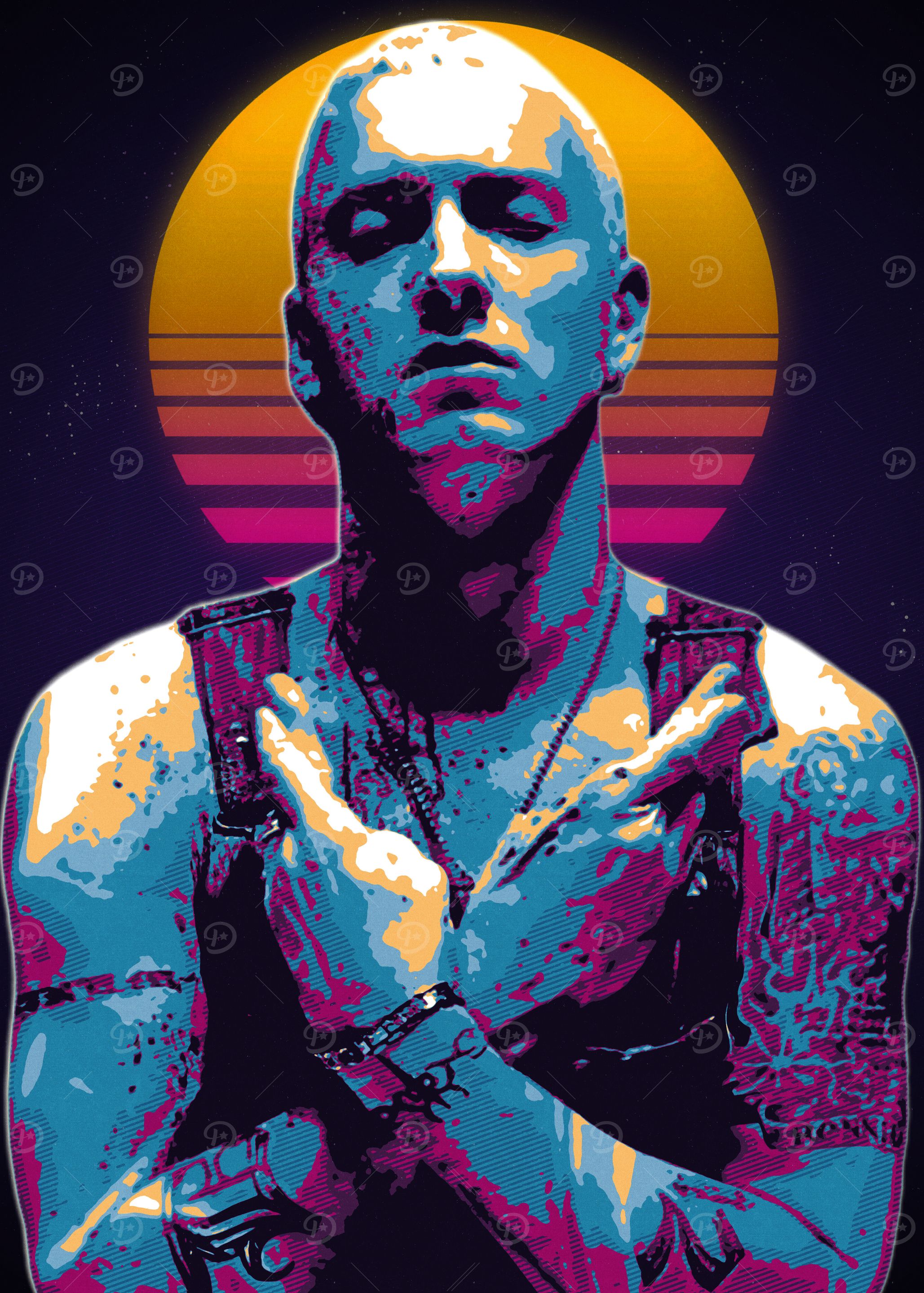 Eminem Retro Art