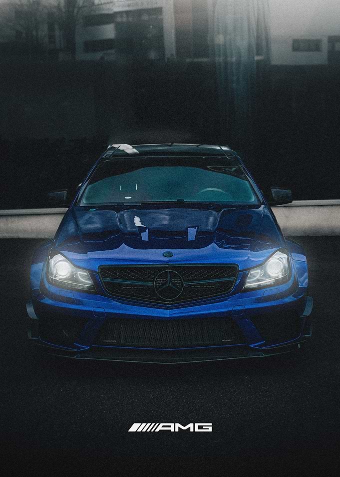 Blue Mercedes AMG - KIT Black Series