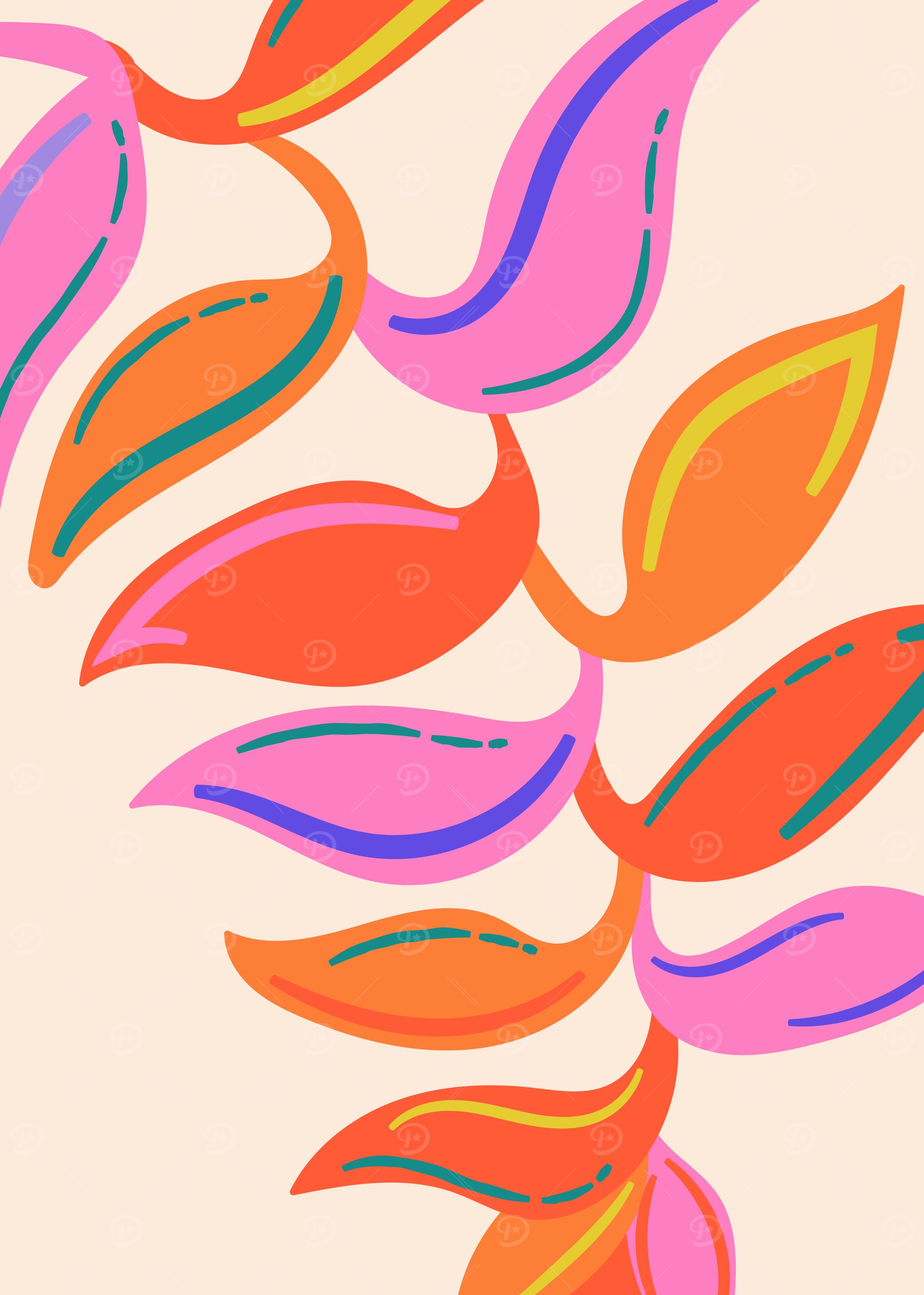 Abstract Floral Pattern