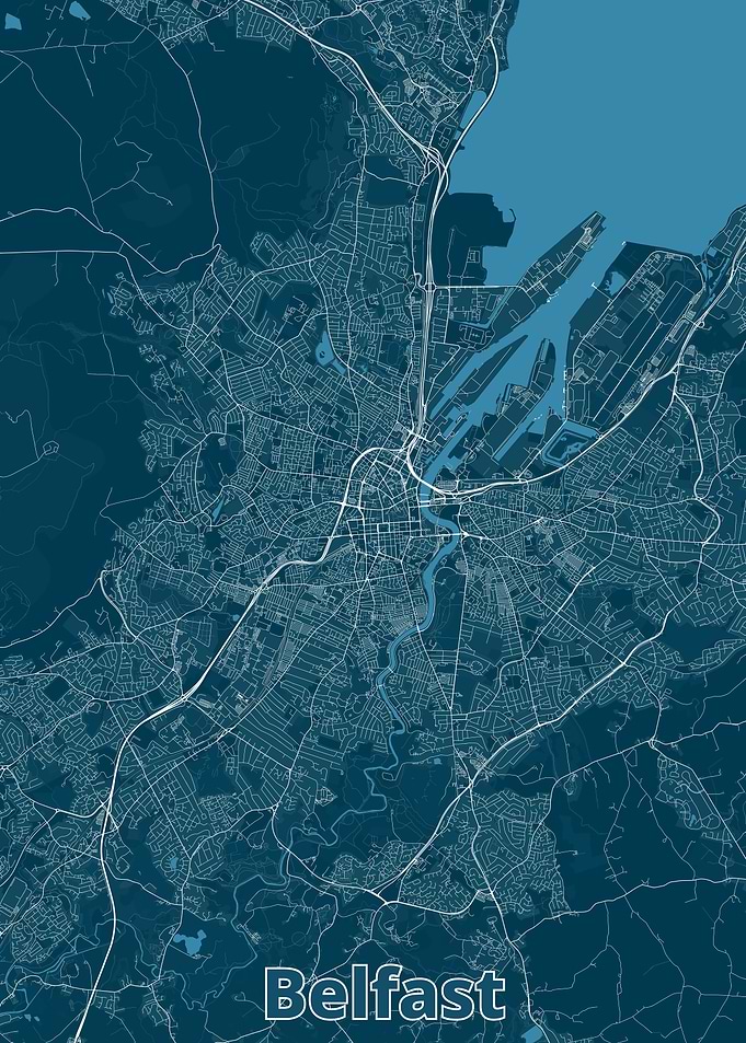Belfast City Map