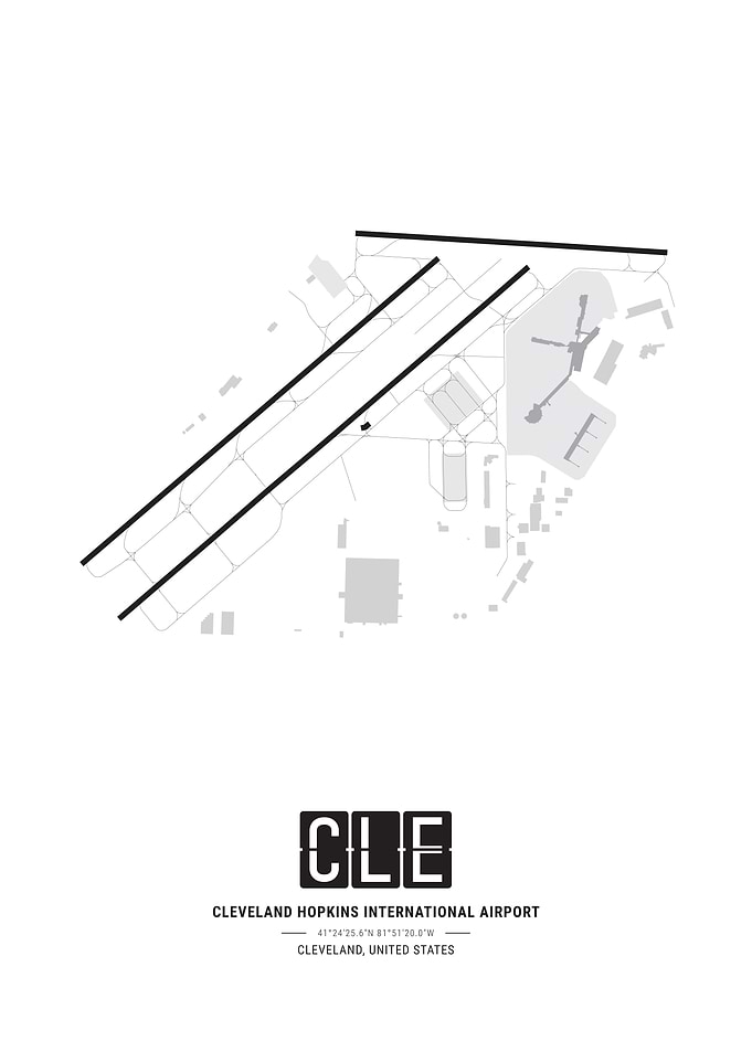 Cleveland Hopkins Airport Map