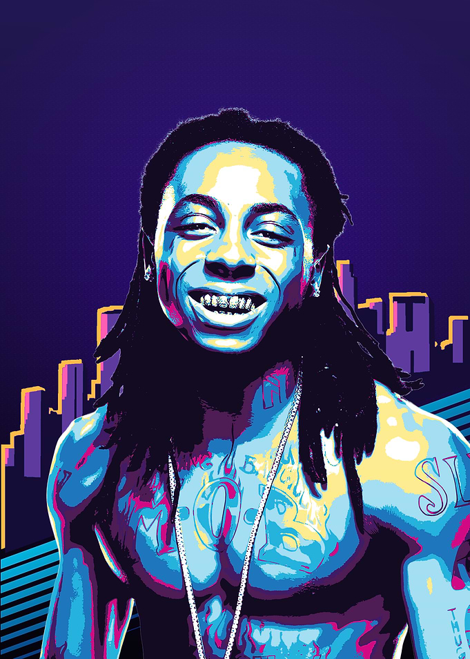 Lil Wayne Pop Art Portrait