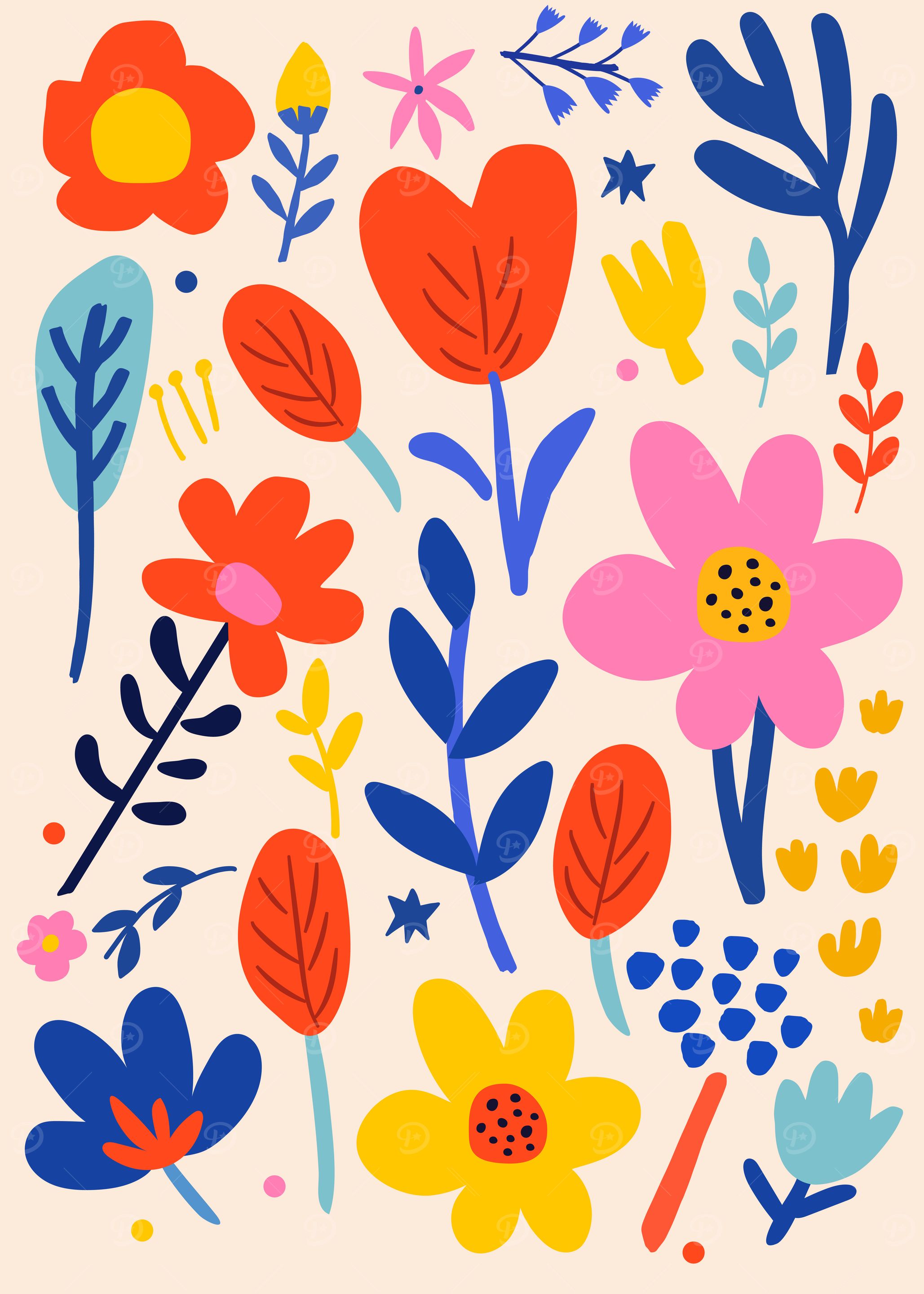 Colorful Floral Pattern
