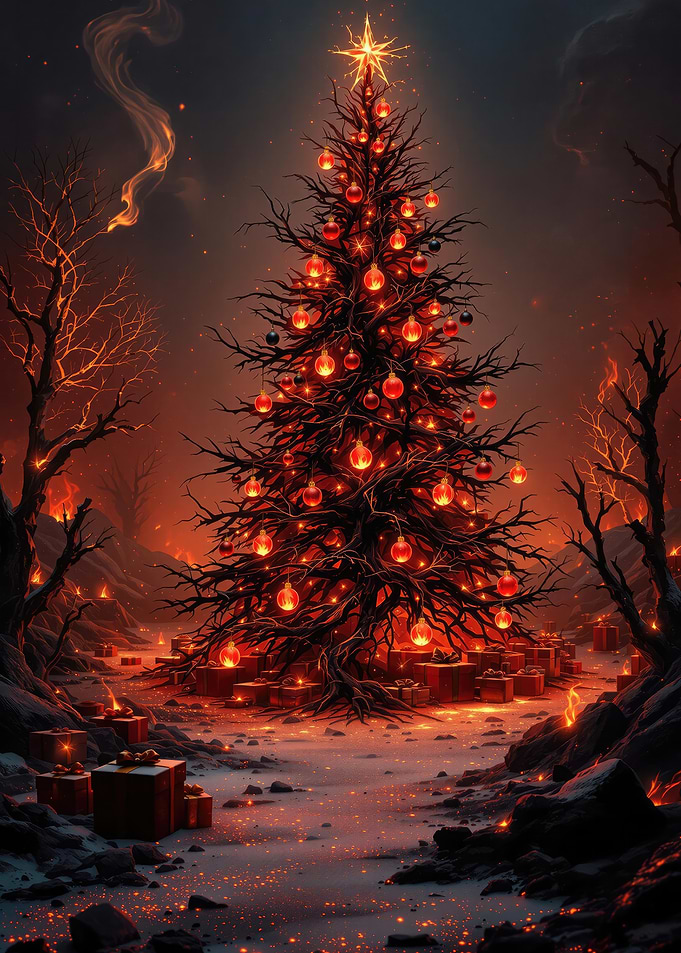 Glowing Eerie Tree