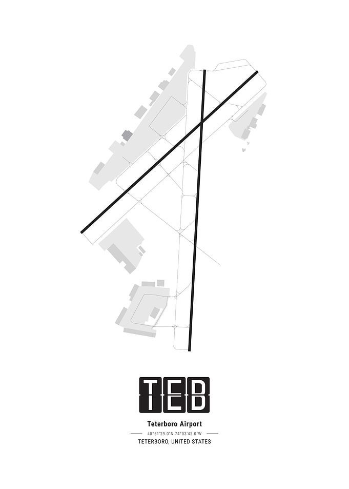 Teterboro Airport Map