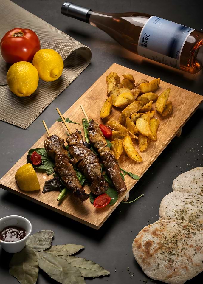 Grilled Skewers with Sides