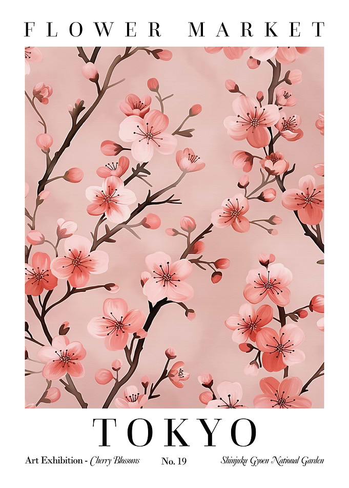 Tokyo Cherry Blossom Flower Market