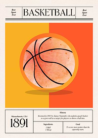 Basketball History Poster