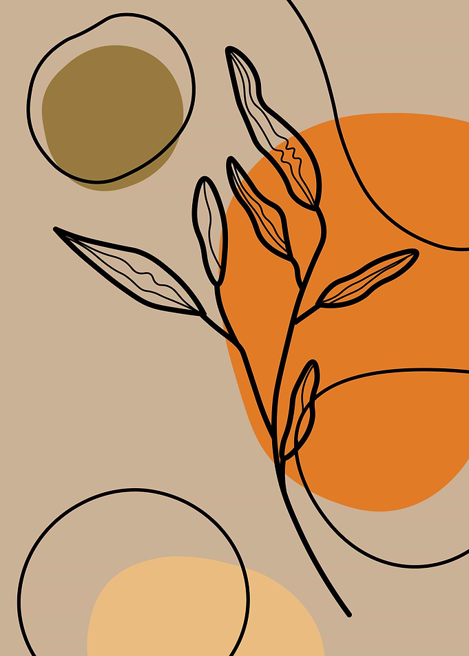 Abstract Floral Art