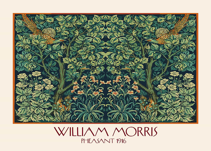 William Morris Pheasant Floral