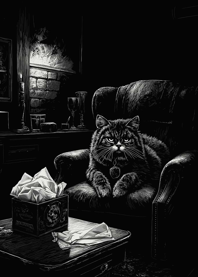 Cat in a Chair