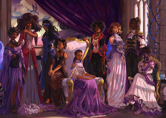 Women of Xal Royal Court Gathering