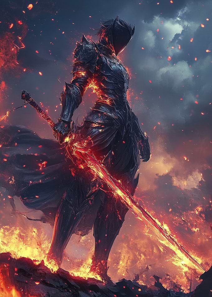 Fiery Knight