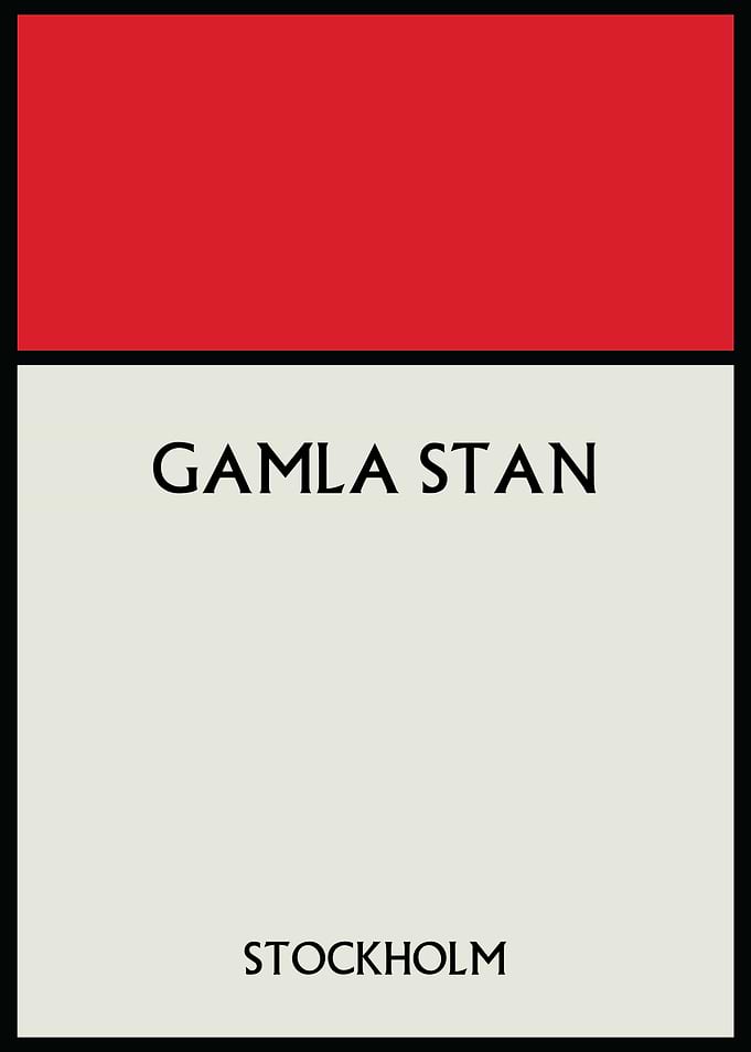 Gamla Stan Stockholm Poster