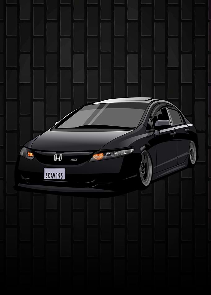 Honda Civic Illustration