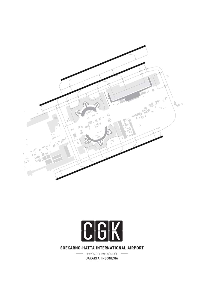 Soekarno-Hatta Airport Layout