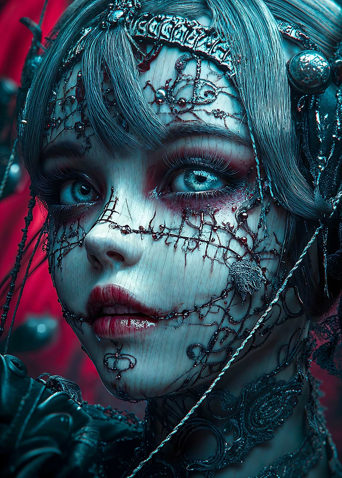 Gothic Doll Face