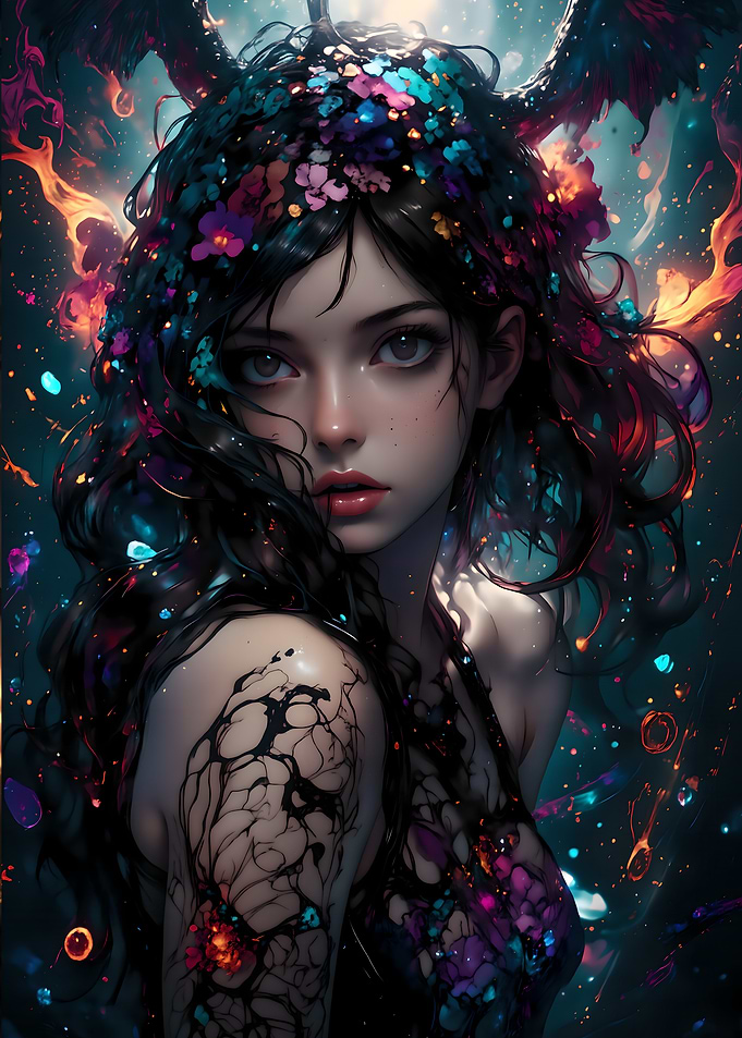 Dark Fantasy Anime Girl