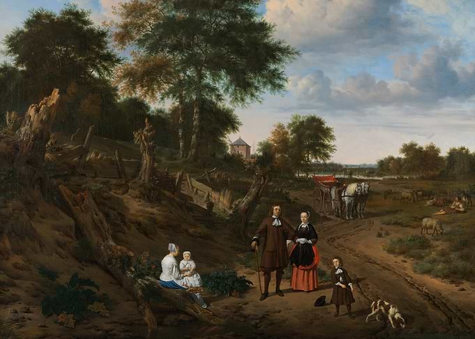 Family Portrait in Landscape