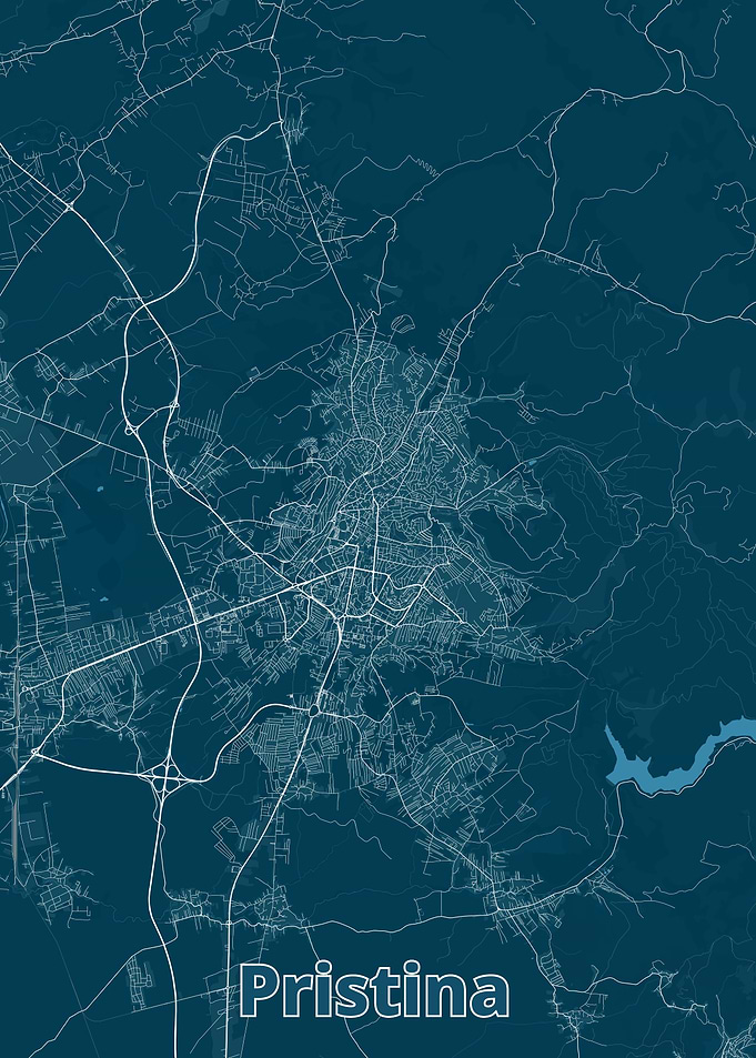Pristina City Map