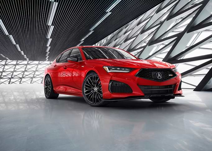 Red Acura TLX