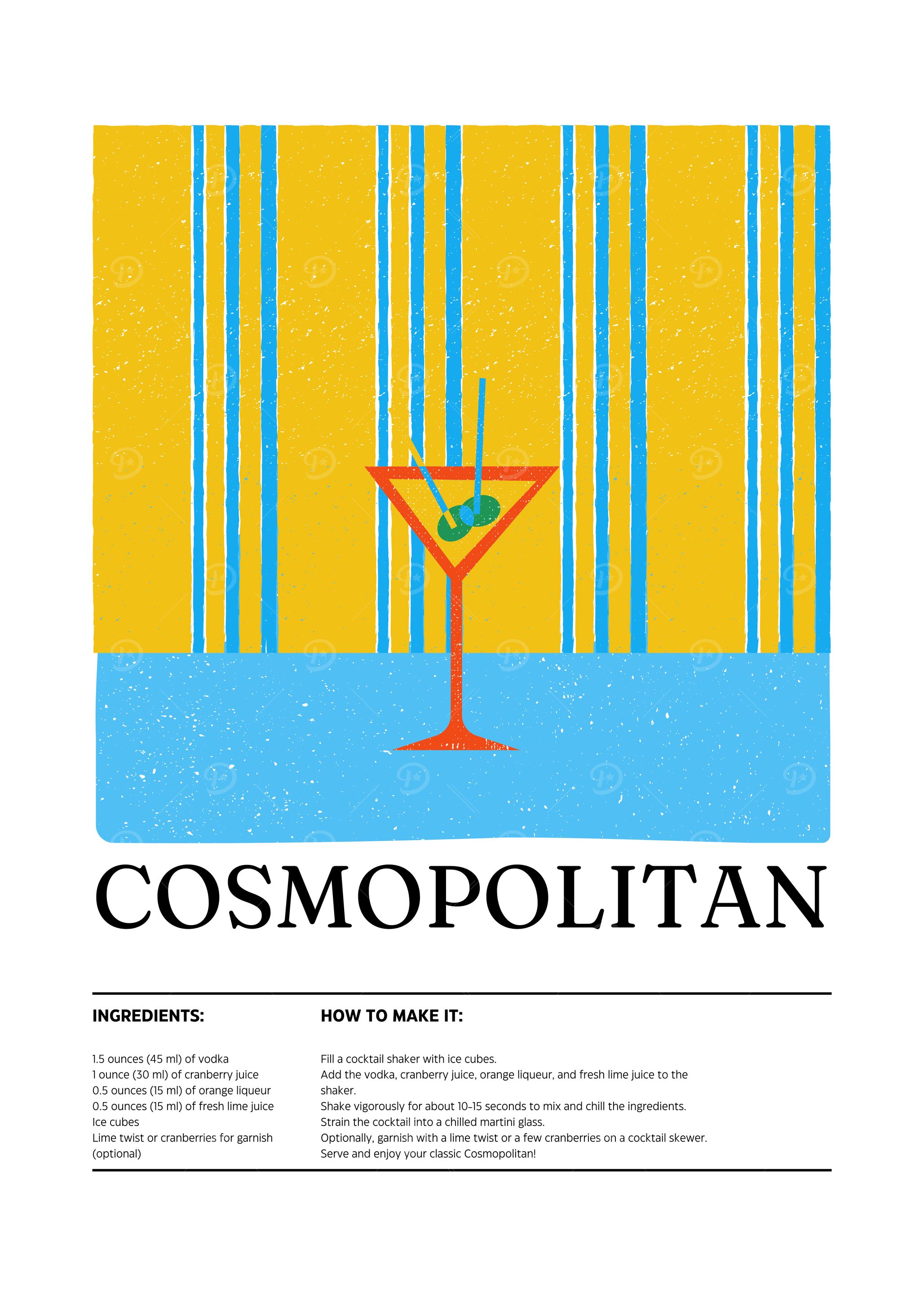 Cosmopolitan Cocktail Recipe
