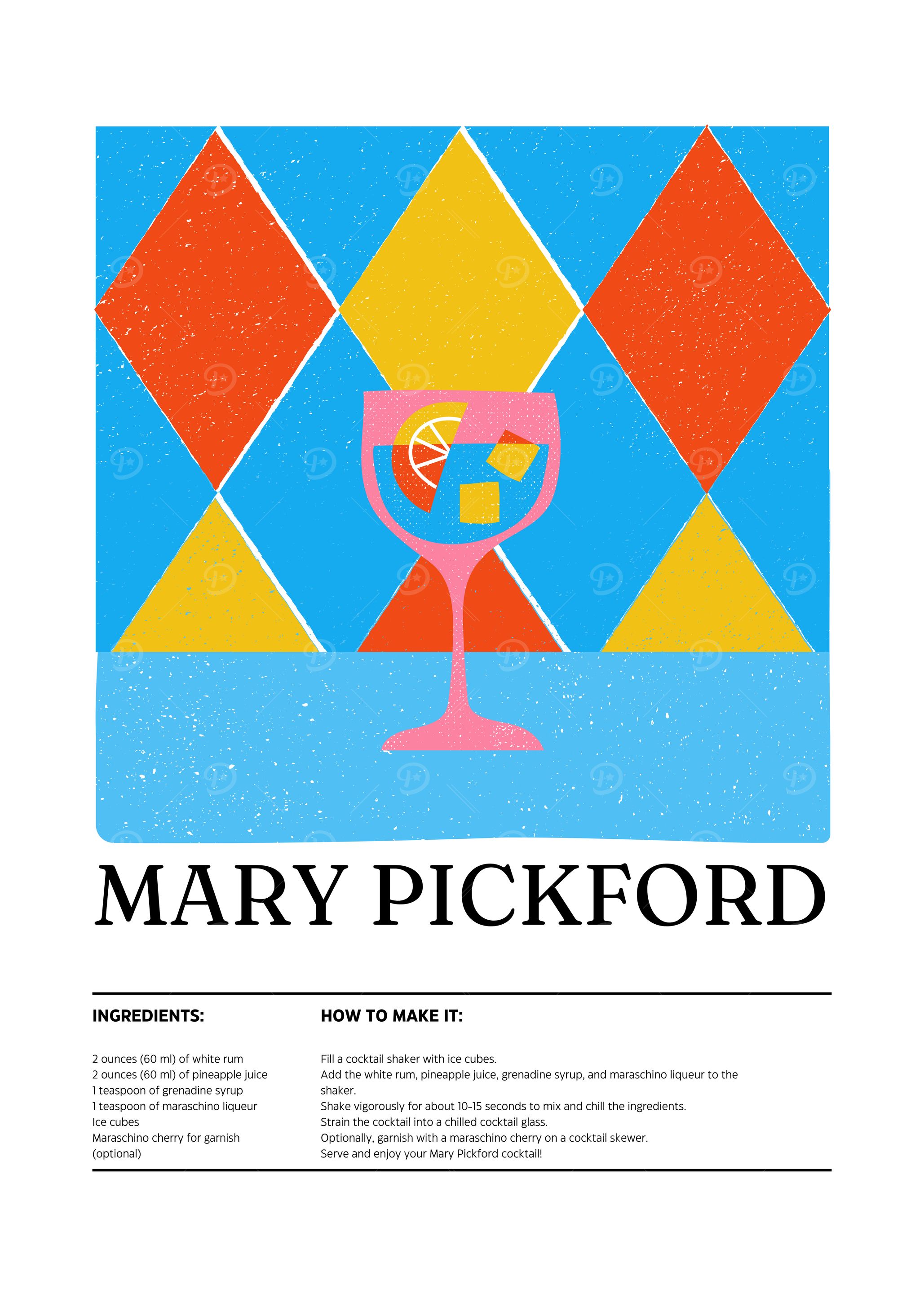 Mary Pickford Cocktail Recipe