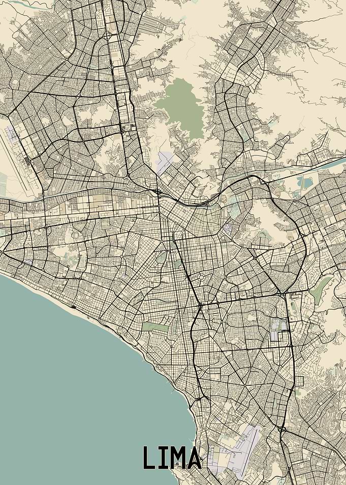 Lima City Map