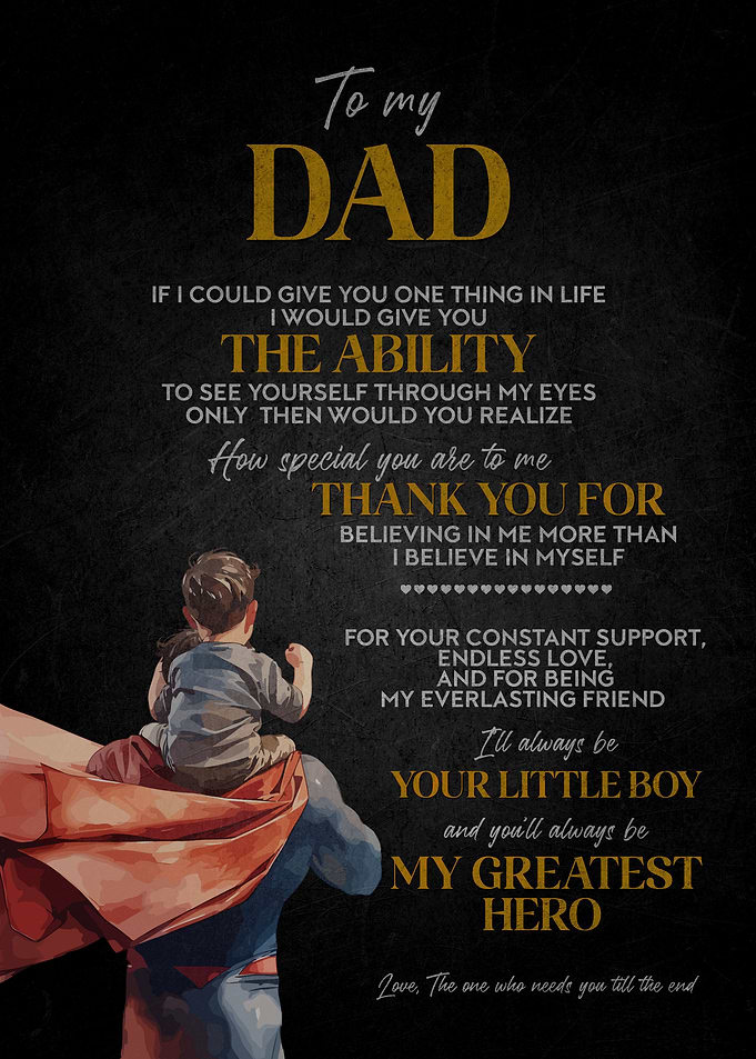 Dad, My Greatest Hero