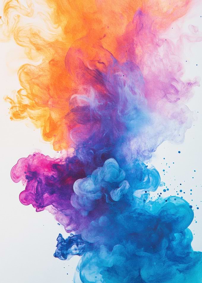 Abstract Ink Swirl