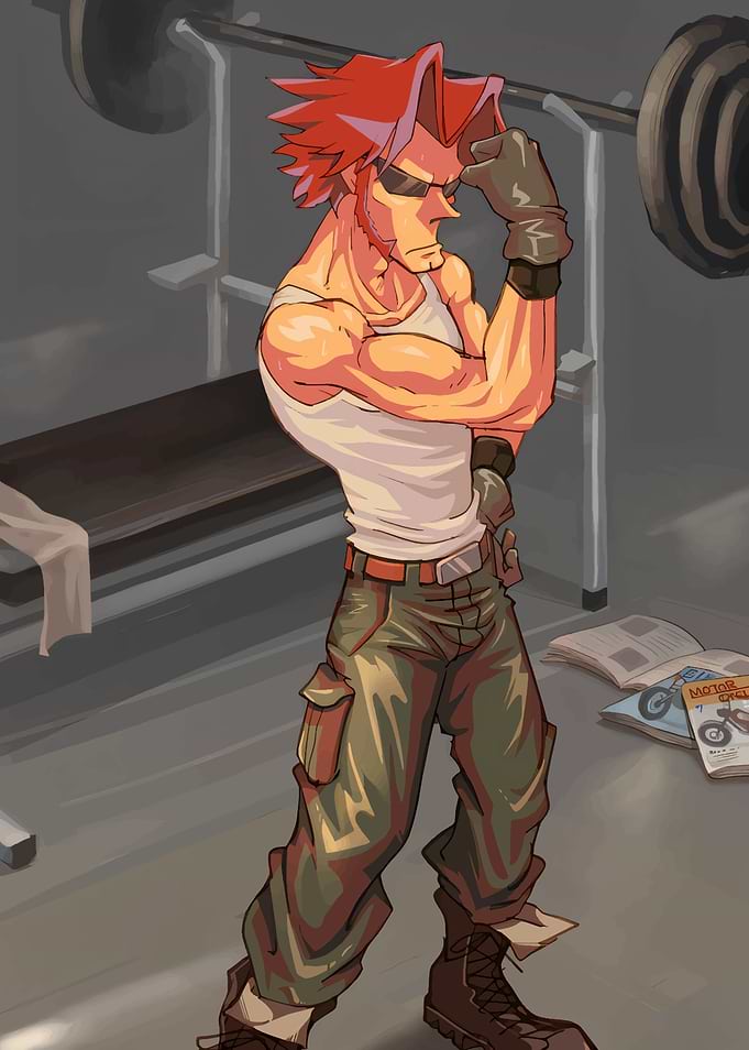 Tarma Metal Slug Character