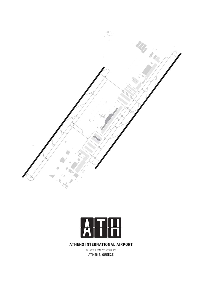 Athens Airport Layout