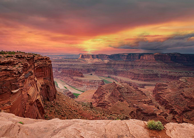 Canyon Sunset Landscape